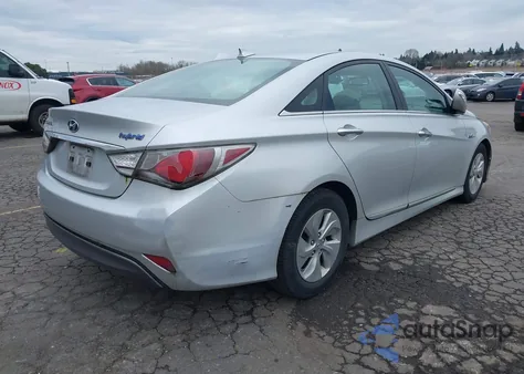 2013 Hyundai Sonata Hybrid from USA, damaged, VIN KMHEC4A46DA067185